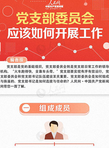 	图解：党支部委员会应该如何开展工作